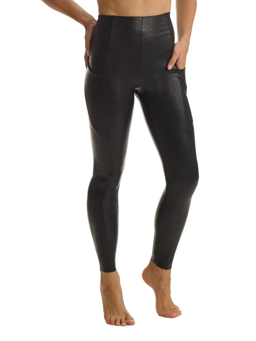 Commando Faux Lather Pocket Leggings